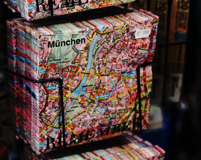 Munich Map Souvenir