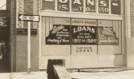 Old storefront - Salary Loand $5 to $50