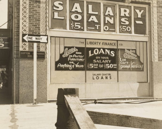 Old storefront - Salary Loand $5 to $50